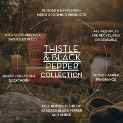 Thistle & Black Pepper Hair & Body Wash 200ml -PureVibe Store 10 18