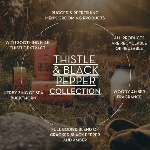 Thistle & Black Pepper Conditioning Shampoo 300ml - Image 2