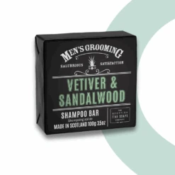 Vetiver &Sandalwood Shampoo Bar Wrapped 100g