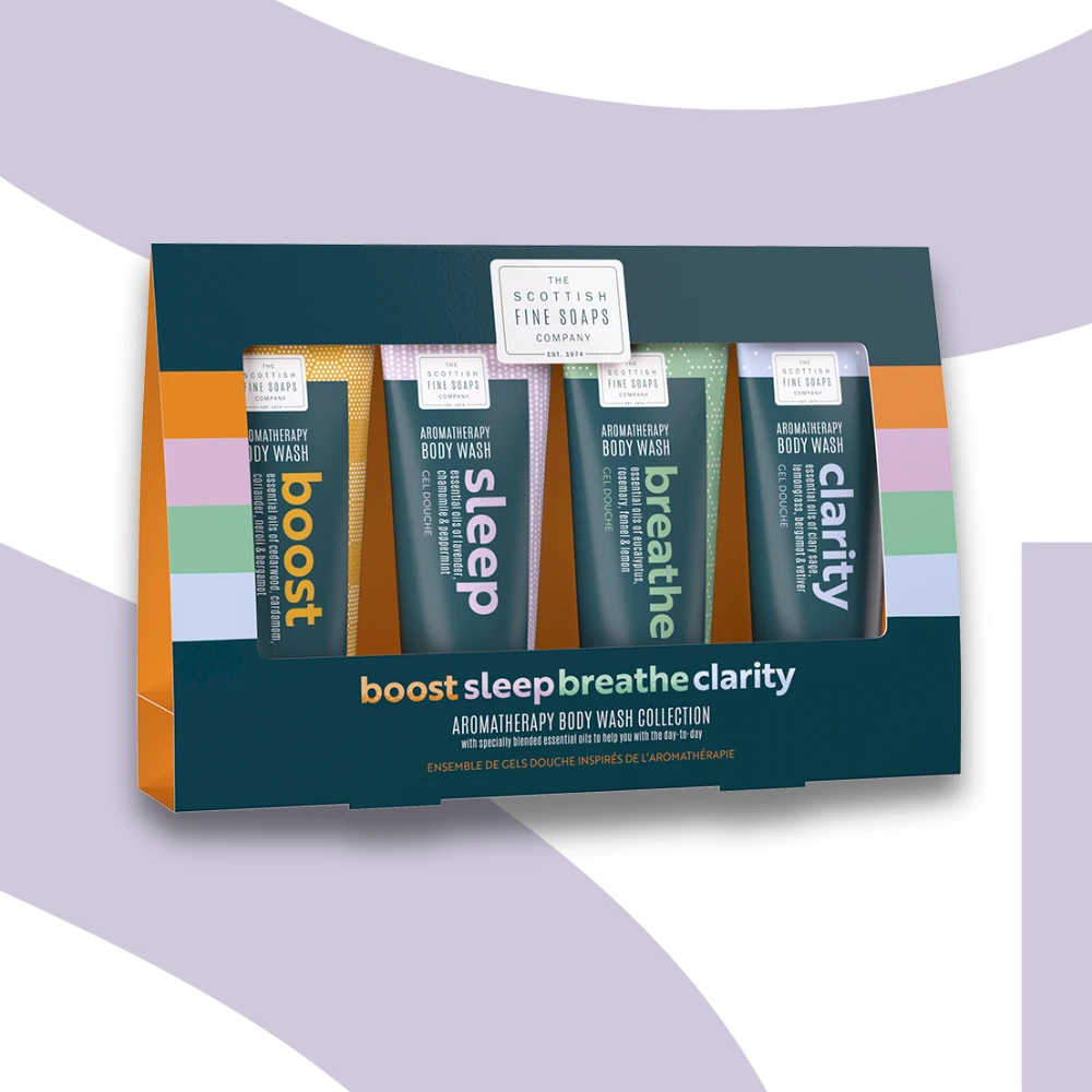 Aromatherapy Body Wash Collection - 4x75ml Body Washes 3 Aromatherapy Body Wash Collection - 4x75ml Body Washes