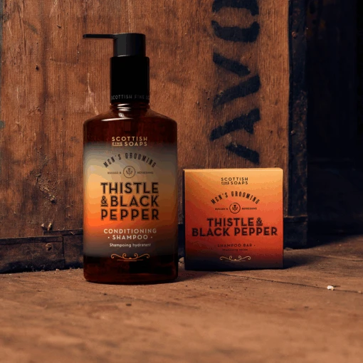 Thistle & Black Pepper Conditioning Shampoo 300ml - Image 3