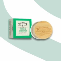Vetiver &Sandalwood Shave Soap &Bowl Set