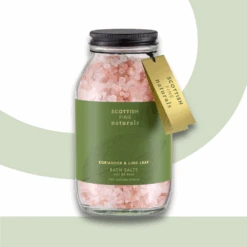 Scottish Fine Naturals - Bath Salts 500g Glass Jar