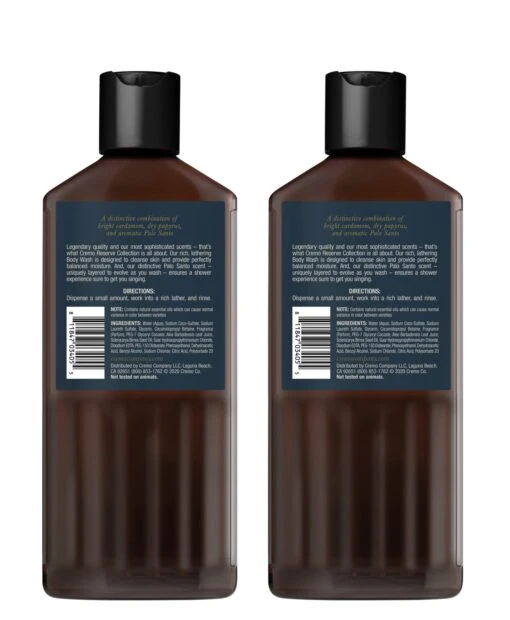 Palo Santo (Reserve Collection) Body Wash - 2 Pack - Image 2