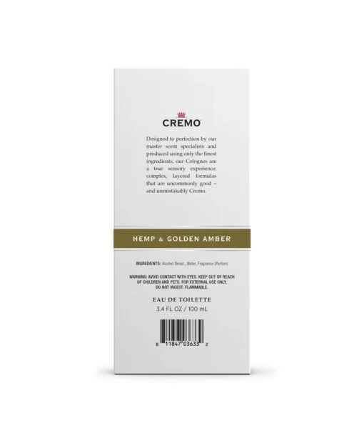 Hemp & Golden Amber Spray Cologne - Image 7