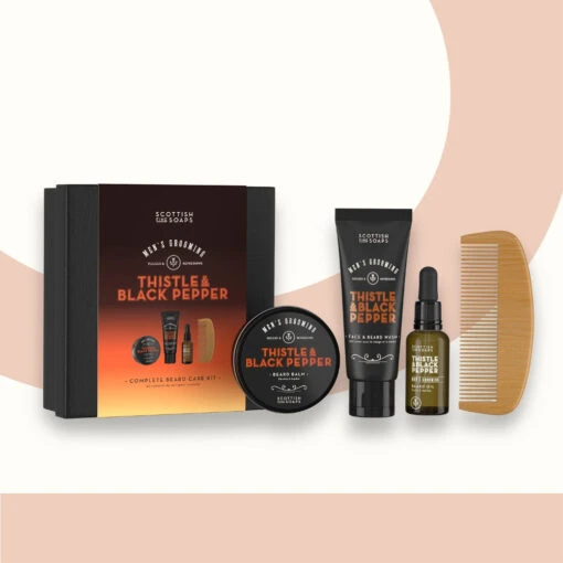Thistle & Black Pepper Complete Beard Care Kit